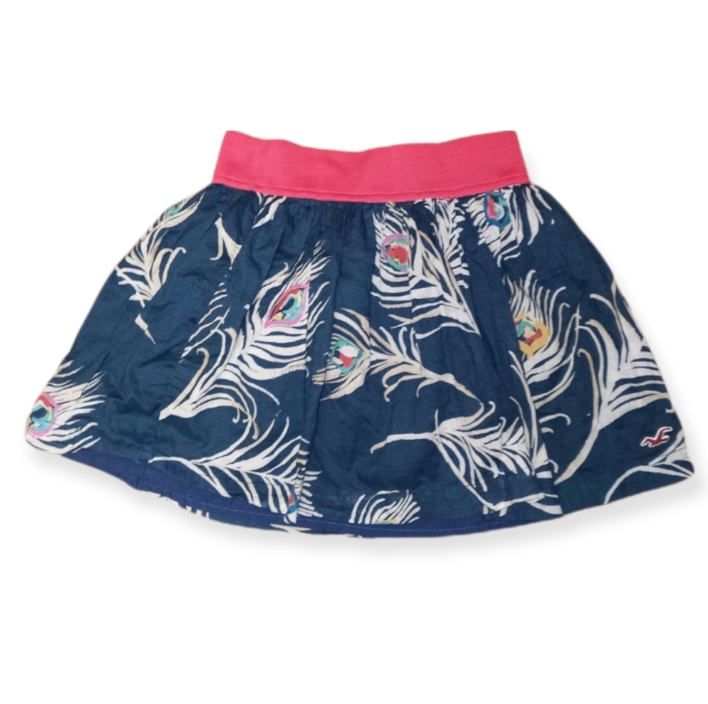 Hollister y2k boho peacock feather bubble skirt size extra small
